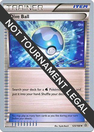 Image of Dive Ball (125/160) (Ninja Blitz - Cody Walinski) [World Championships 2016]