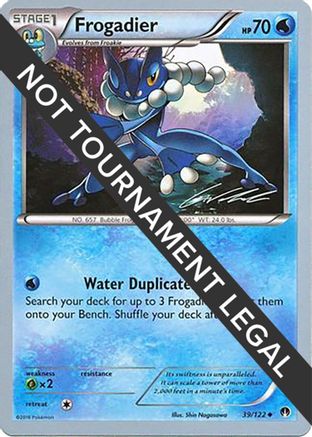 Image of Frogadier (39/122) (Ninja Blitz - Cody Walinski) [World Championships 2016]