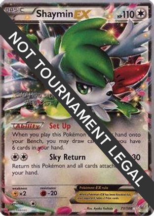Image of Shaymin EX (77/108) (Black Dragon - Shuntu Sadahiro) [World Championships 2016]