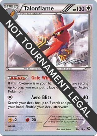 Image of Talonflame (96/114) (Ninja Blitz - Cody Walinski) [World Championships 2016]