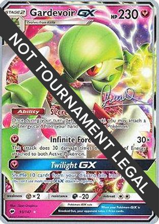 Image of Gardevoir GX (93/147) (Infinite Force - Diego Cassiraga) [World Championships 2017]