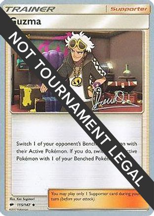 Image of Guzma (115/147) (Infinite Force - Diego Cassiraga) [World Championships 2017]