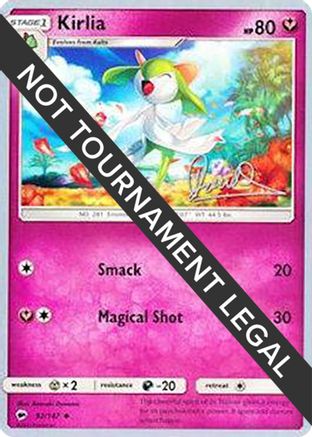 Image of Kirlia (92/147) (Infinite Force - Diego Cassiraga) [World Championships 2017]