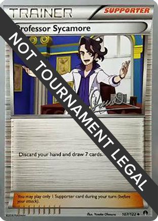 Image of Professor Sycamore (107/122) (Infinite Force - Diego Cassiraga) [World Championships 2017]
