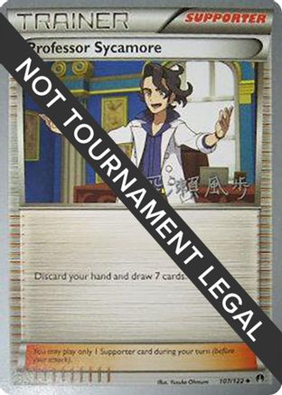 Image of Professor Sycamore (107/122) (Samurai Sniper - Kabu Fukase) [World Championships 2017]