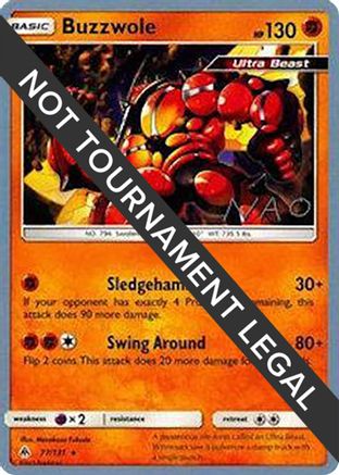 Image of Buzzwole (77/131) (Buzzroc - Naohito Inoue) [World Championships 2018]