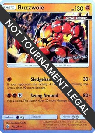 Image of Buzzwole (77/131) (Garbanette - Magnus Pedersen) [World Championships 2018]