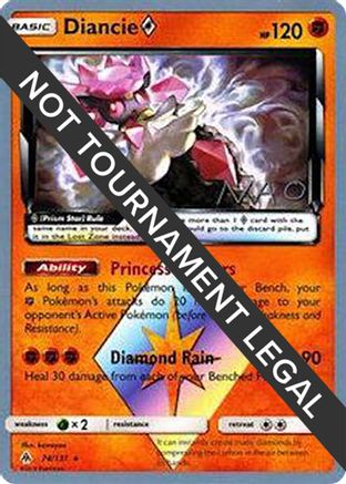 Image of Diancie Prism Star (74/131) (Buzzroc - Naohito Inoue) [World Championships 2018]