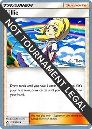 Image of Lillie (125/156) (Dragones y Sombras - Pedro Eugenio Torres) [World Championships 2018]