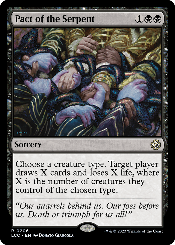 Image of Pact of the Serpent [The Lost Caverns of Ixalan Commander]