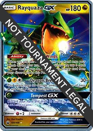Image of Rayquaza GX (109/168) (Dragones y Sombras - Pedro Eugenio Torres) [World Championships 2018]