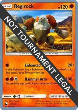 Image of Regirock (80/168) (Buzzroc - Naohito Inoue) [World Championships 2018]