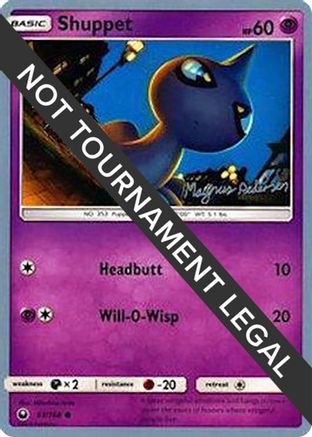 Image of Shuppet (63/168) (Garbanette - Magnus Pedersen) [World Championships 2018]