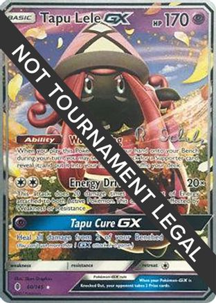 Image of Tapu Lele GX (60/145) (Victory Map - Robin Schulz) [World Championships 2018]