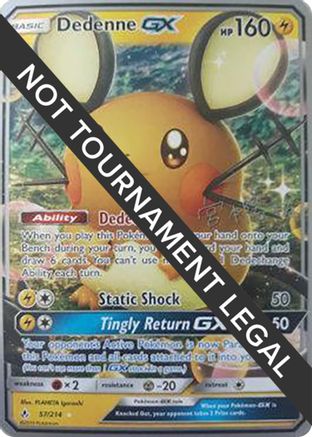 Image of Dedenne GX (57/214) (Pikarom Judge - Haruki Miyamoto) [World Championships 2019]