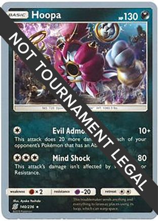 Image of Hoopa (140/236) (Pikarom Judge - Haruki Miyamoto) [World Championships 2019]