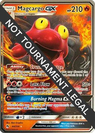 Image of Magcargo GX (44/212) (Perfection - Henry Brand) [World Championships 2019]