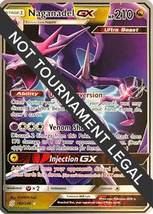 Image of Naganadel GX (160/236) (Perfection - Henry Brand) [World Championships 2019]