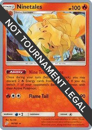Image of Ninetales (16/181) (Fire Box - Kaya Lichtleitner) [World Championships 2019]