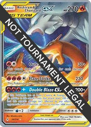 Image of Reshiram & Charizard GX (20/214) (Fire Box - Kaya Lichtleitner) [World Championships 2019]