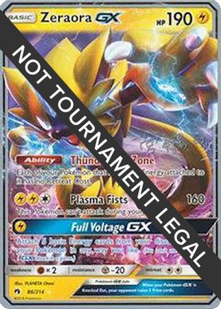 Image of Zeraora GX (86/214) (Pikarom Judge - Haruki Miyamoto) [World Championships 2019]