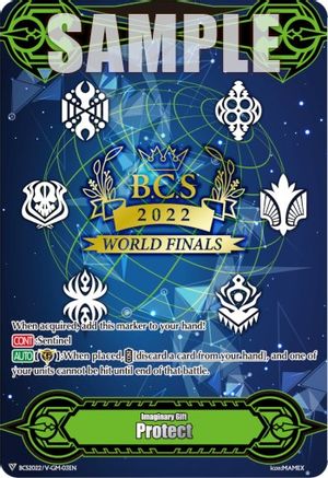 Image of Imaginary Gift [Protect] (World Finals 2022) (BCS2022/V-GM03EN) [Bushiroad Event Cards]