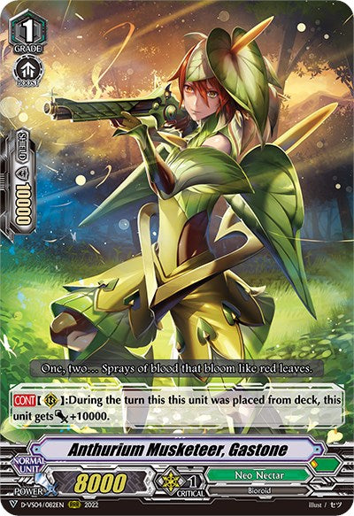 Image of Anthurium Musketeer, Gastone (D-VS04/082EN) [V Clan Collection Vol.4]