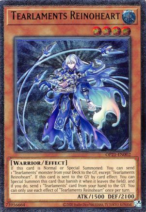 Image of Tearlaments Reinoheart [OP21-EN002] Ultimate Rare