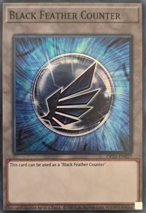 Image of Black Feather Counter [OP21-EN027] Super Rare