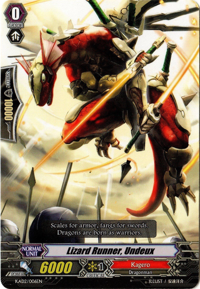 Image of Lizard Runner, Undeux (KAD2/006EN) [Kero Kero Ace Pack]