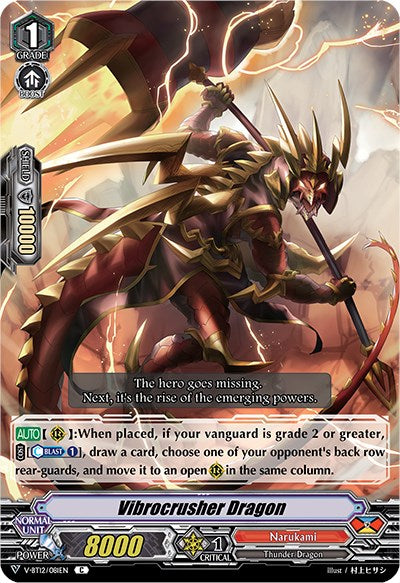 Image of Vibrocrusher Dragon (V-BT12/081EN) [Divine Lightning Radiance]