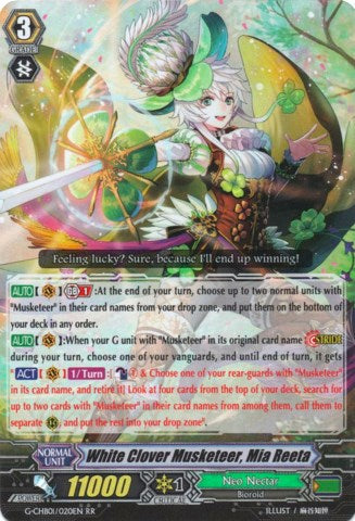 Image of White Clover Musketeer, Mia Reeta (G-CHB01/020EN) [TRY3 NEXT]