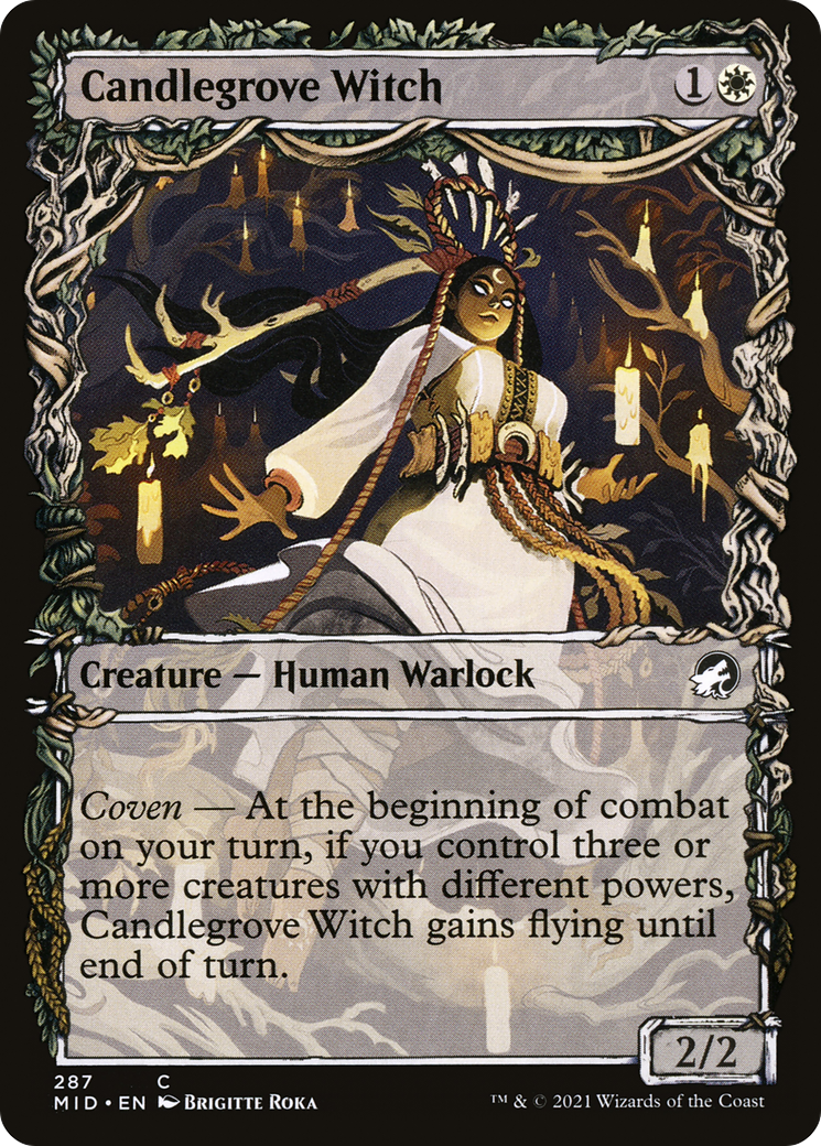 Image of Candlegrove Witch (Showcase Equinox) [Innistrad: Midnight Hunt]