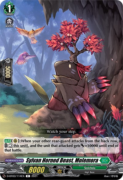 Image of Sylvan Horned Beast, Molemora (D-BT03/114EN) [Advance of Intertwined Stars]