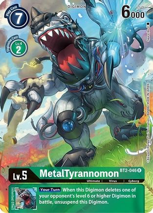 Image of MetalTyrannomon [BT2-046] (Alternate Art) [Dimensional Phase]