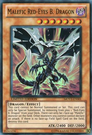 Image of Malefic Red-Eyes B. Dragon [MOV2-EN001] Super Rare