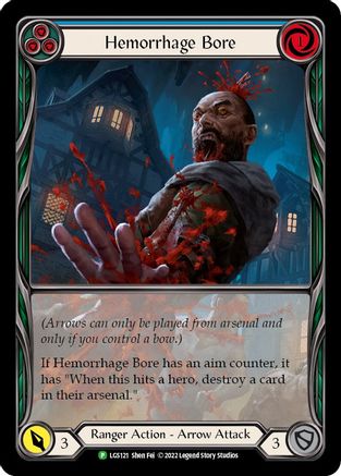 Image of Hemorrhage Bore (Blue) [LGS121] (Promo)  Rainbow Foil