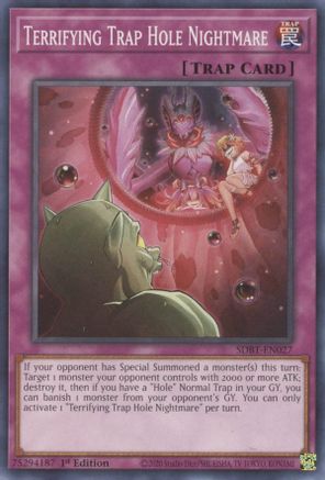 Image of Terrifying Trap Hole Nightmare [SDBT-EN027] Common