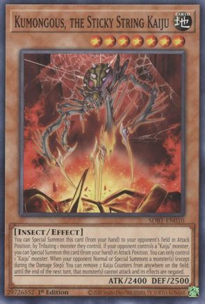 Image of Kumongous, the Sticky String Kaiju [SDBT-EN010] Common