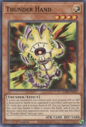 Image of Thunder Hand [SDBT-EN022] Common