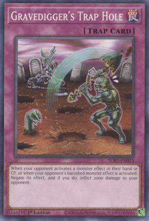 Image of Gravedigger's Trap Hole [SDBT-EN033] Common
