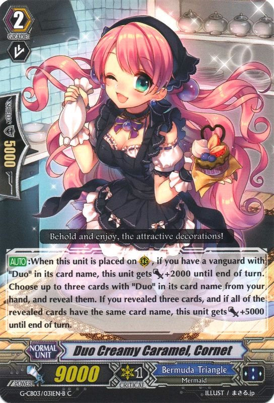 Image of Duo Creamy Caramel, Cornet (Black) (G-CB03/031EN B) [Blessing of Divas]