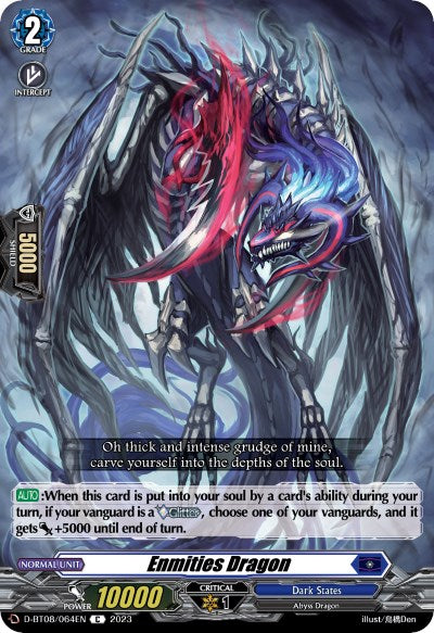 Image of Enmities Dragon (D-BT08/064EN) [Minerva Rising]