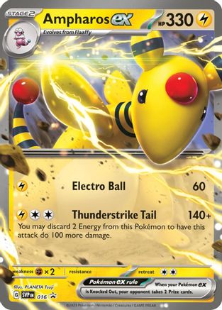 Image of Ampharos ex (016) [Scarlet & Violet: Black Star Promos]