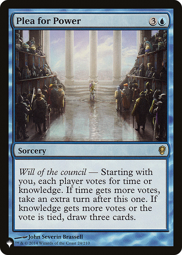 Image of Plea for Power [The List]
