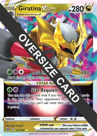 Image of Giratina VSTAR (131/196) (Jumbo Card) [Sword & Shield: Lost Origin]