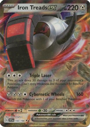 Image of Iron Treads ex (143/198) [Scarlet & Violet: Base Set]
