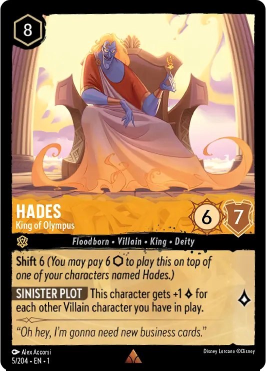 Image of Hades - King of Olympus (Oversized) (5/204) [The First Chapter]