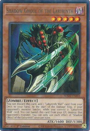 Image of Shadow Ghoul of the Labyrinth [MAZE-EN002] Rare