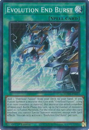 Image of Evolution End Burst [MAZE-EN015] Super Rare